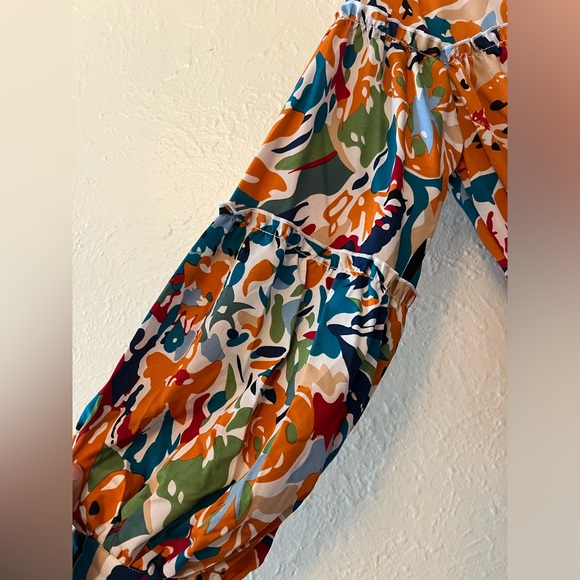 Shein Vcay Printed Maxi Dress - Picture 9 of 10